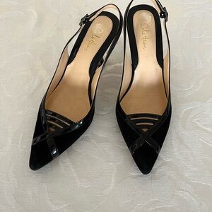 Cole Haan Black Slingback Heels